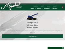 Tablet Screenshot of myshakgroup.com